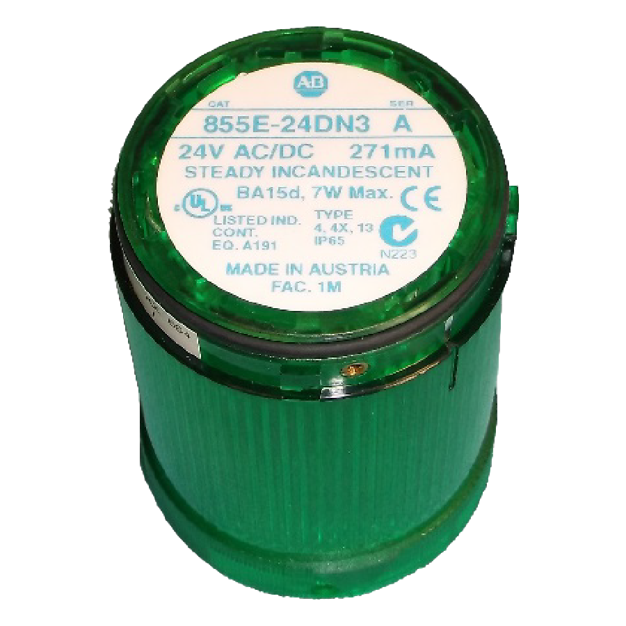 7701353 | LGT STK 50MM GRN MOD STDY (FOR NON-LED STACK LIGHT)