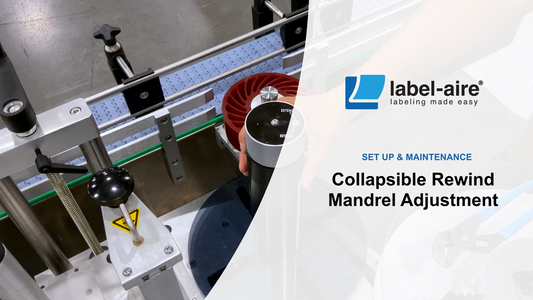 Collapsible Rewind Mandrel Adjustment