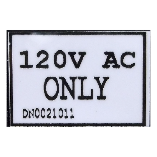 DN0021011 | CALCOMANÍA SOLO 120 V CA